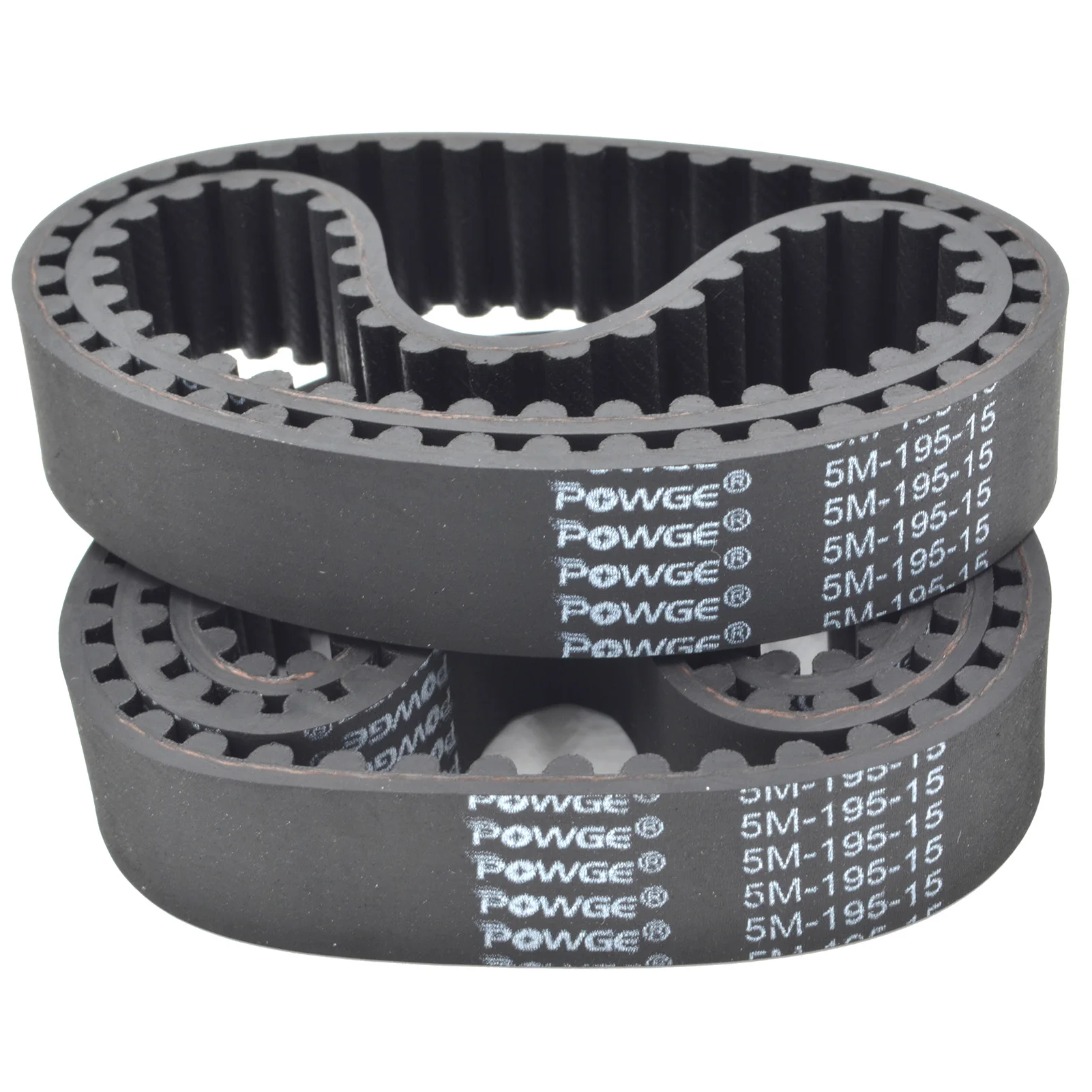 POWGE HTD 5M Timing belt Lp=120 150 170 175 180 185 190 195 200 205 210 215 220 225 230 235 240 245 Width 9-30mm HTD5M Rubber