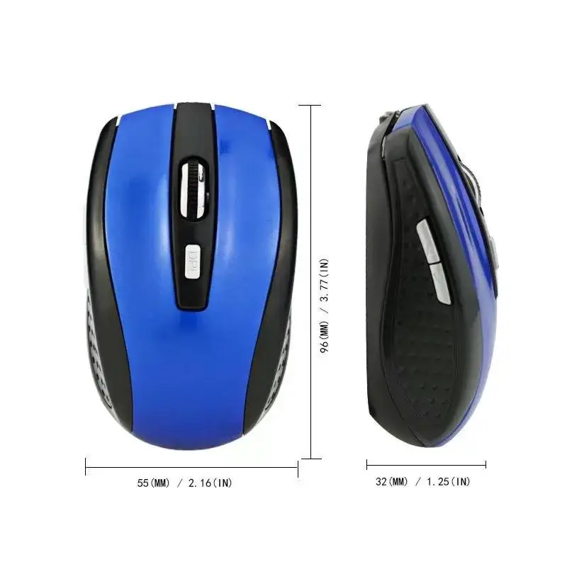2.4G Draadloze Muis 2.4Ghz Gaming Muis Optische Draadloze Muis Slanke Mini Geruisloze Muizen 800/1200/1600 DPI Voor Macbook PC Laptops