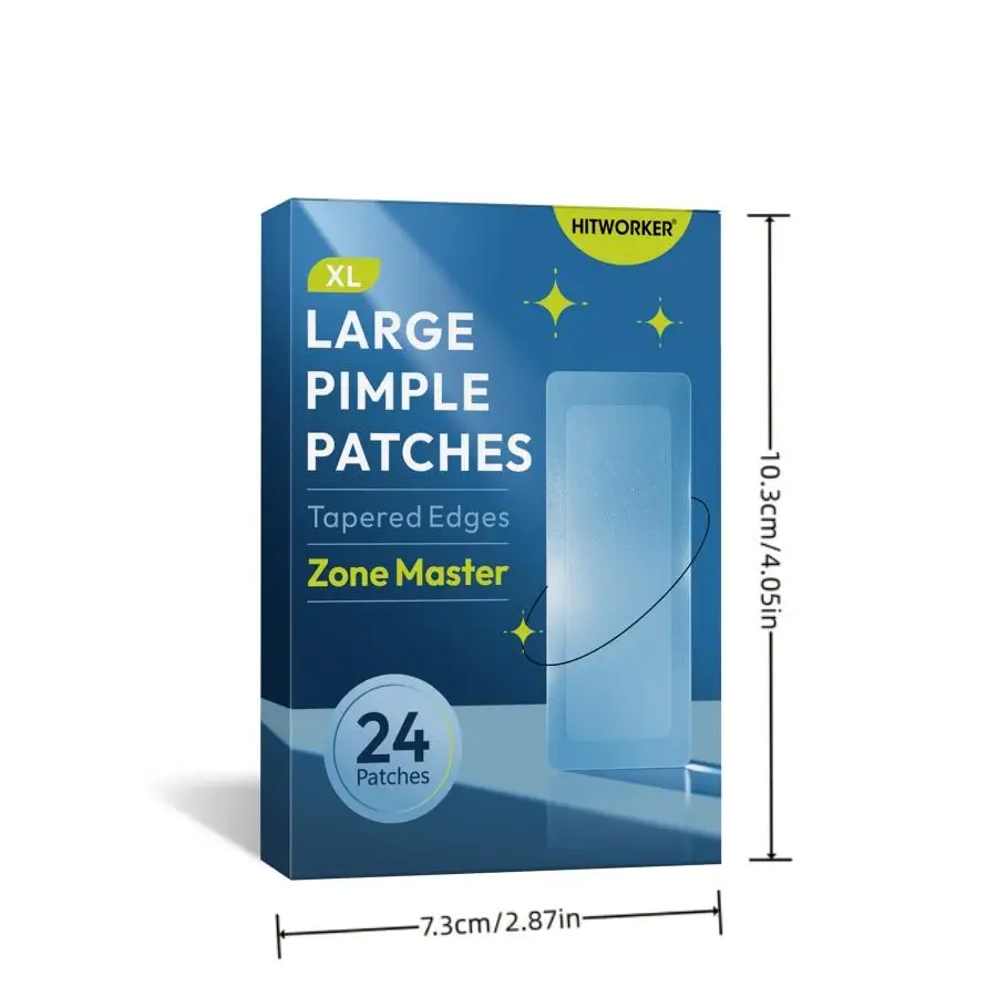 24pcs Water Gel Acne Patches, Ultra-Thin Invisible Acne Protection Film, No Scent, No Alcohol, Suitable for All Skin Types, Unis