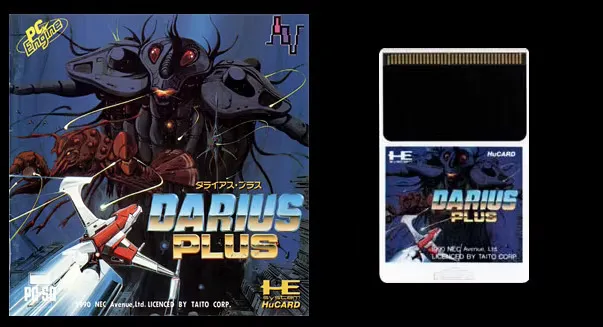 16bits PC Engine HU-CARD : DARIUS PLUS ( Japan Version!! )