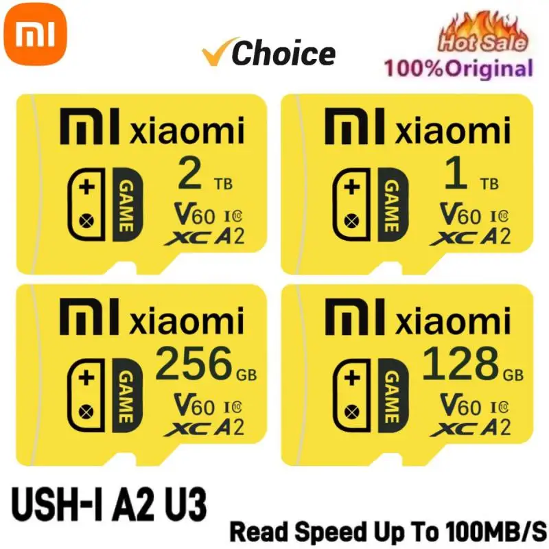 New Mijia Xiaomi SD Card 1TB For Nintendo Switch 2TB Memory Card 128GB 256GB 512GB High Speed Class10 TF Flash Card Original