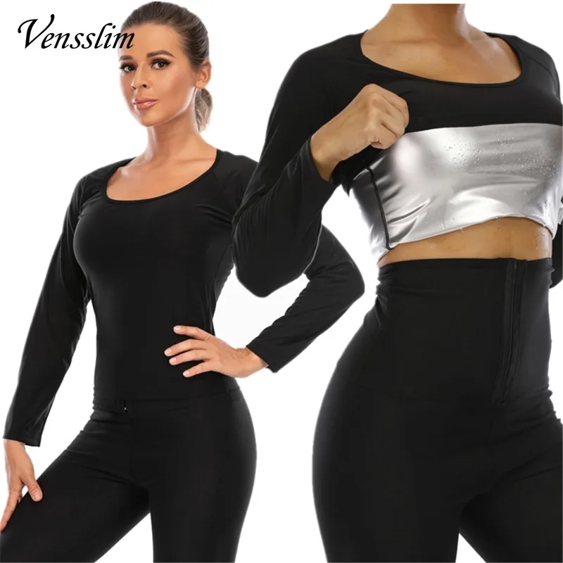 Women\'s Sauna Sweat Vest Suit Heat-Trapping Body Shaper Enhancing Vest Hot Polymer Top Shapewear Waist Trimmer Trainer Suits