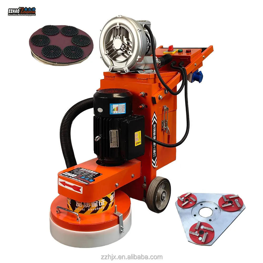 330 To 380 Working 4kw Motor Width Concrete Grinder For High-grade Floor Grinding