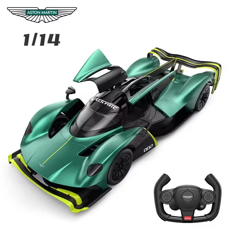 Rastar RC Car 1/14 Aston Martin Valkyrie AMR Pro 24H Le Mans Rally Remote Control Racing Model Vehicle Toys Collection Gifts