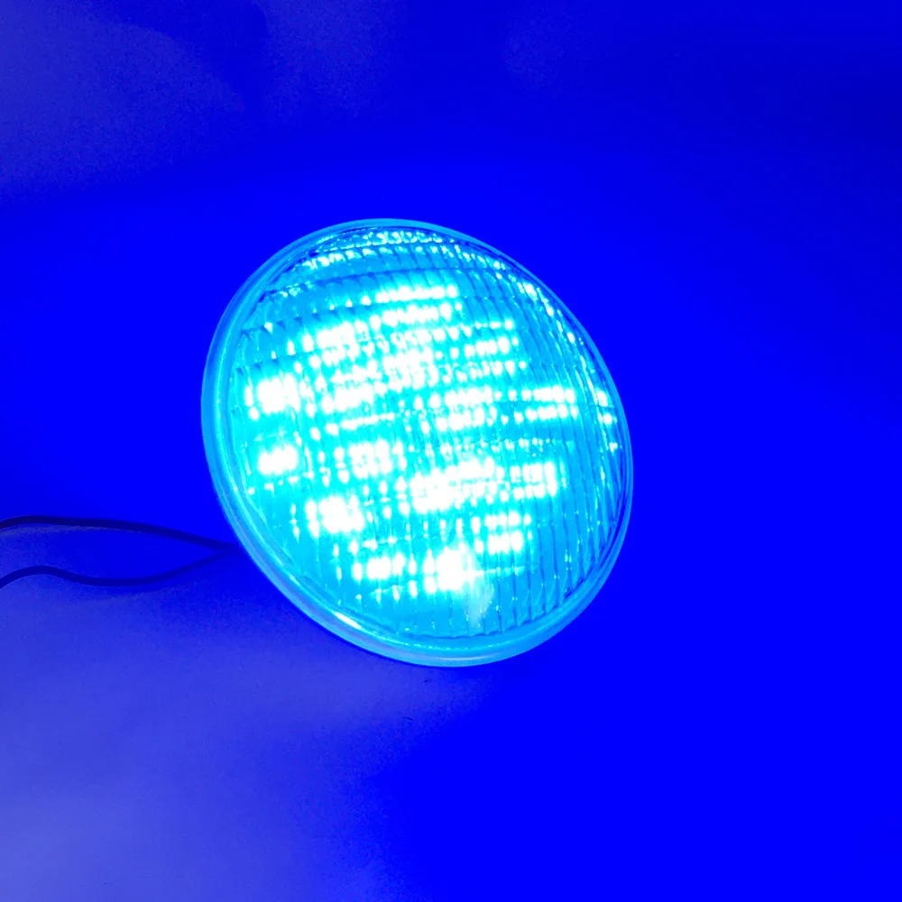 

PAR56 LED Spot Lamp 24W 36W 48W 60W 72W Glass Pool Piscina RGB RGBW Synchronized 12V Warm White Cold White Blue