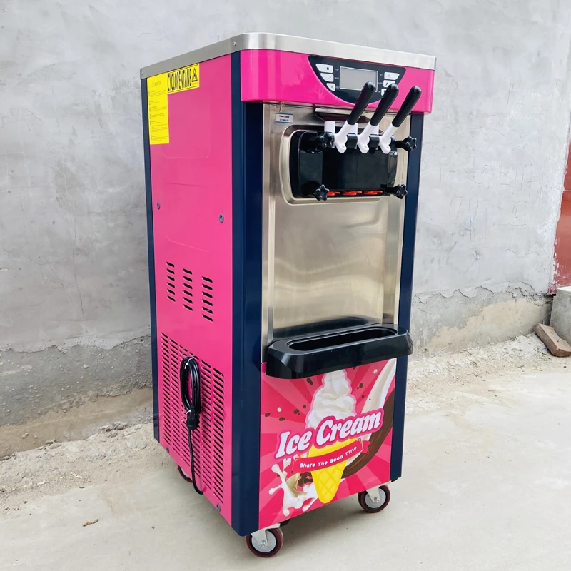 

Commercial different style yogurt fried ice cream machine with defrosting function Stainless steel fruit ice cream roll machine