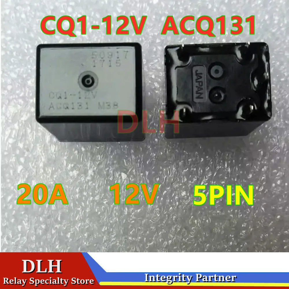 CQ1-12V ACQ131 CQ1-12VDC baru 100% asli CQ1-DC12V 5pin 20A 12V relay otomotif