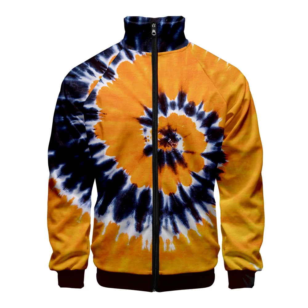 

Coats Tie dye colorful psychedelic hoodie men women cosplay men Jacket sweatshirts