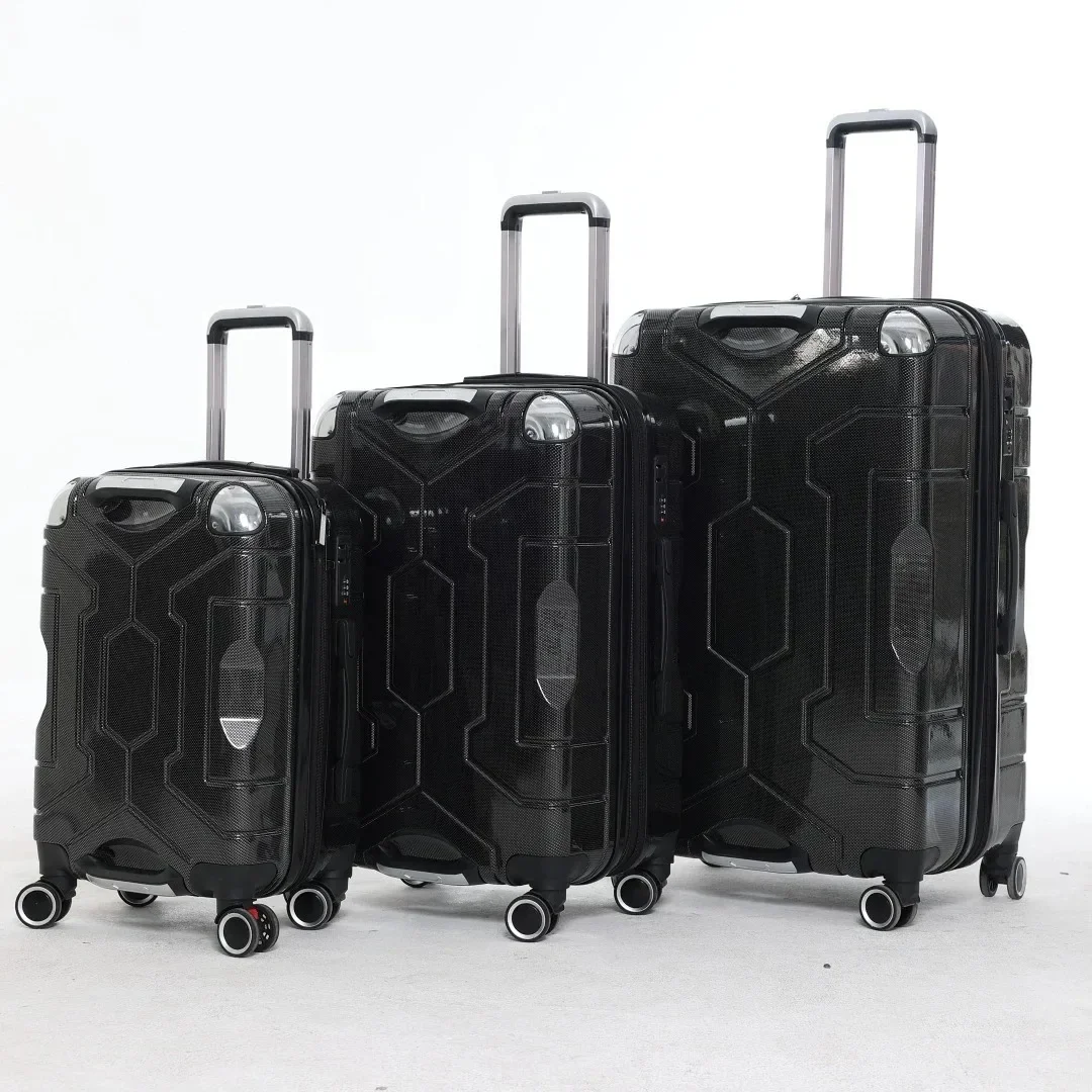 Suitcase Sets 3 Pieces Rolling Luggage Detachable Wheels 20 24 28 Inch Strong Durable Travel Bags Unisex Password Trolley Case