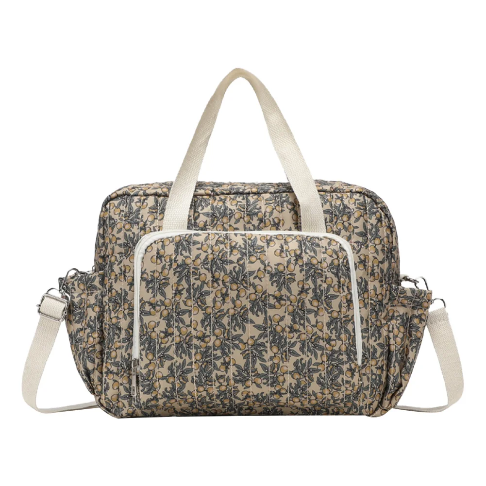 

Floral Maternity Bag Large Capacity Travel Hanging Bag Toiletry Luggage Bag for Labor and Delivery