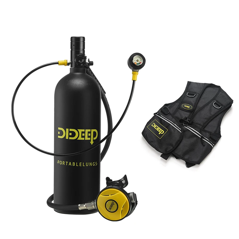 Diving 20-30 Mins 2 Liter Scuba Air Cylinder With Tank Vest