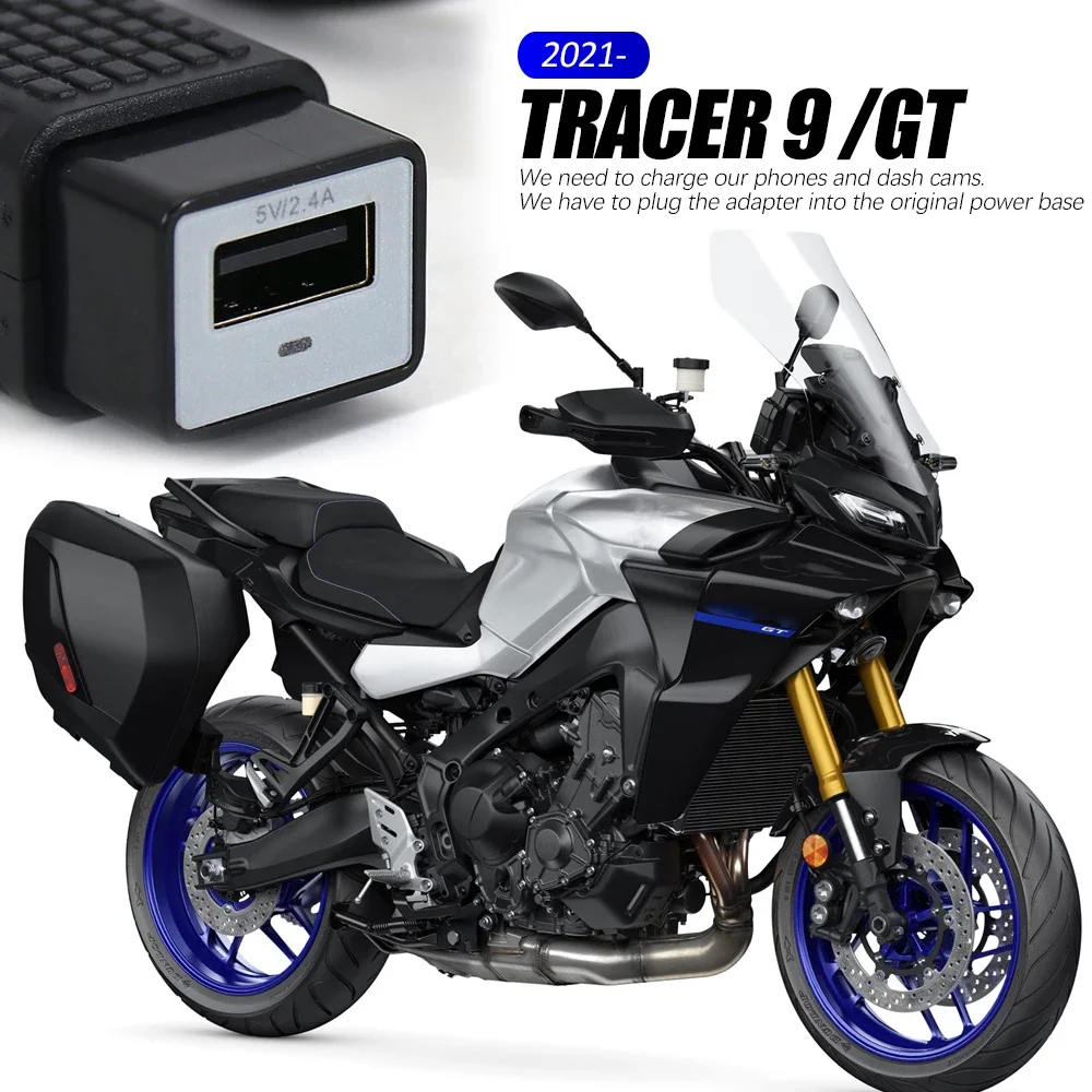 New Motorcycle USB Charger Waterproof Charger Adapter Accessories For Yamaha Tracer 9 GT TRACER 900 GT Tracer 7 2021 2022