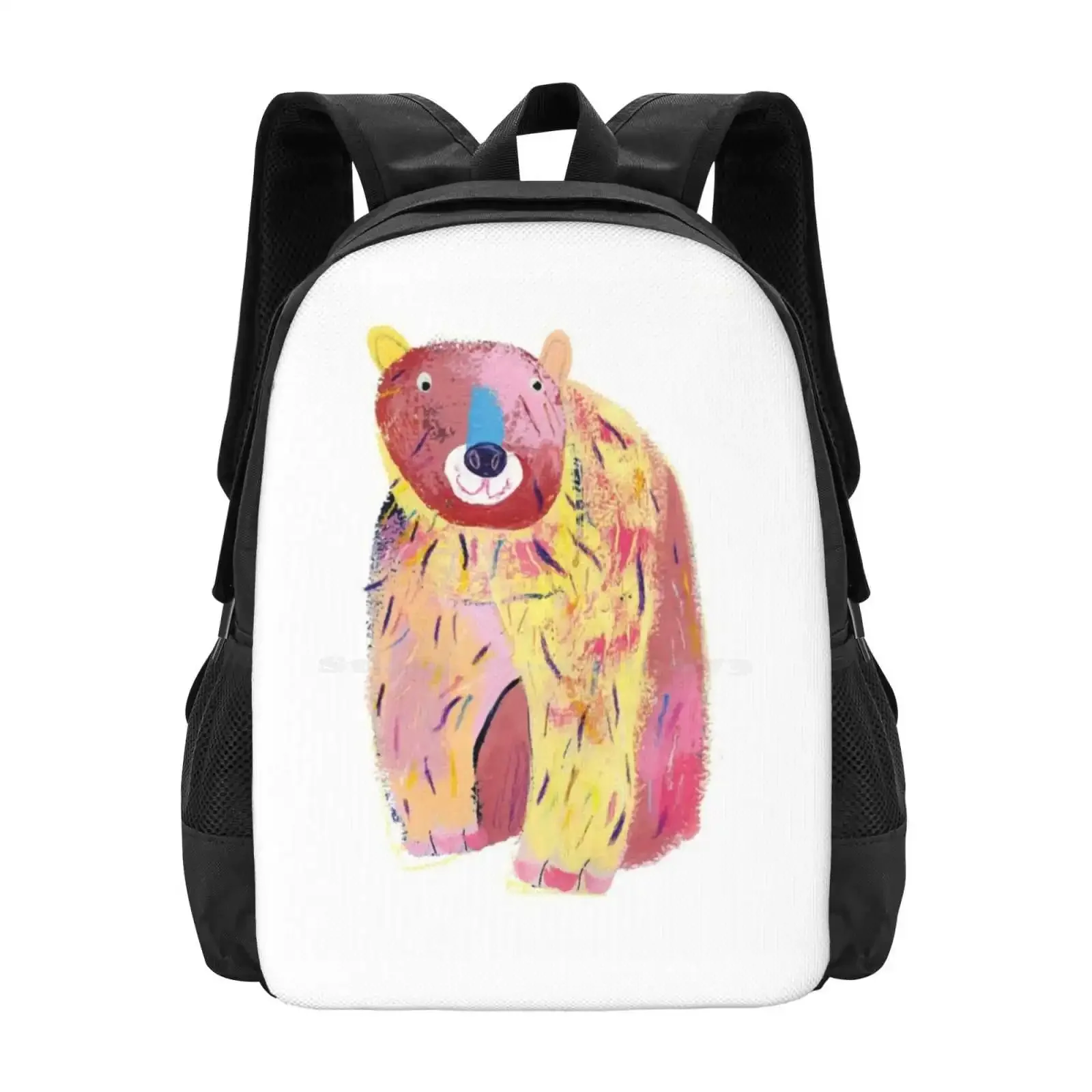 الدب الساخن بيع المدرسية على ظهره حقائب الموضة الدب الاطفال التوضيح الأطفال التوضيح #1