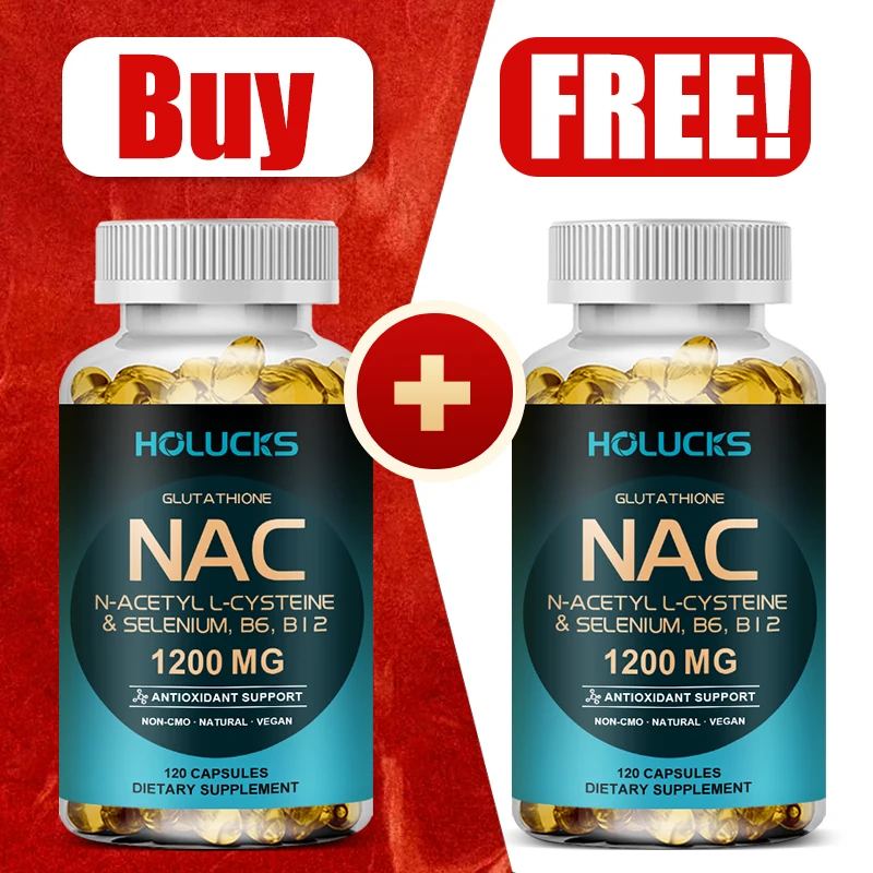 

Купите 1, получите 1 бесплатно! Капсулы Pure NAC 1200 мг, поддерживающие детоксикацию печени и легких, облегчение слизи, уменьшает кашля и бронхиал, сильный иммунитет