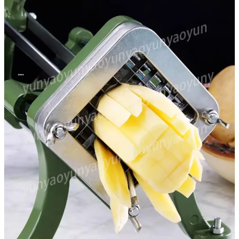 Stainless Steel Manual French Fries Cutter Multi Fruit Vegetable Slicer Commercial Household Kitchen Food Cutting Prep Tool