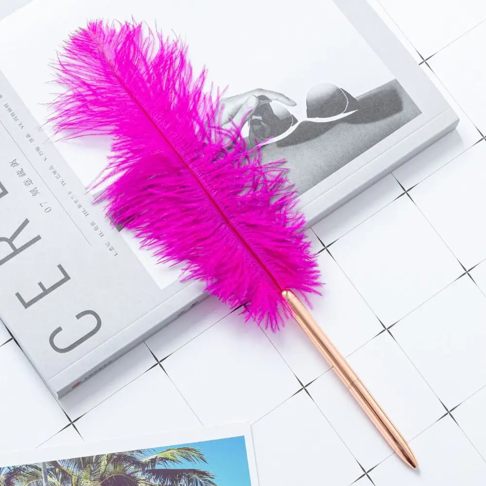 

Creative Writing Smoothly Neutral Gel Pens Quick-Drying Unique Signature Pen Flurry 1mm Feather Ballpoint Pen Stationery