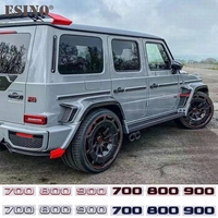 Car Styling 700 800 900 3D Decorative Rear Trunk Emblem Badge Decal for W464 G500 G63 BRABUS G700 G800 900 Rocket Edition