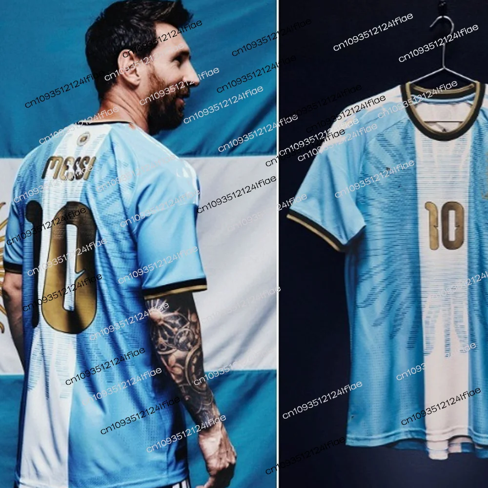 2026 New Arrival Argentina Style Football Jersey T-Shirt, Messi 10 Special Edition Jersey, Adult Men's Football Sports T-Shirt
