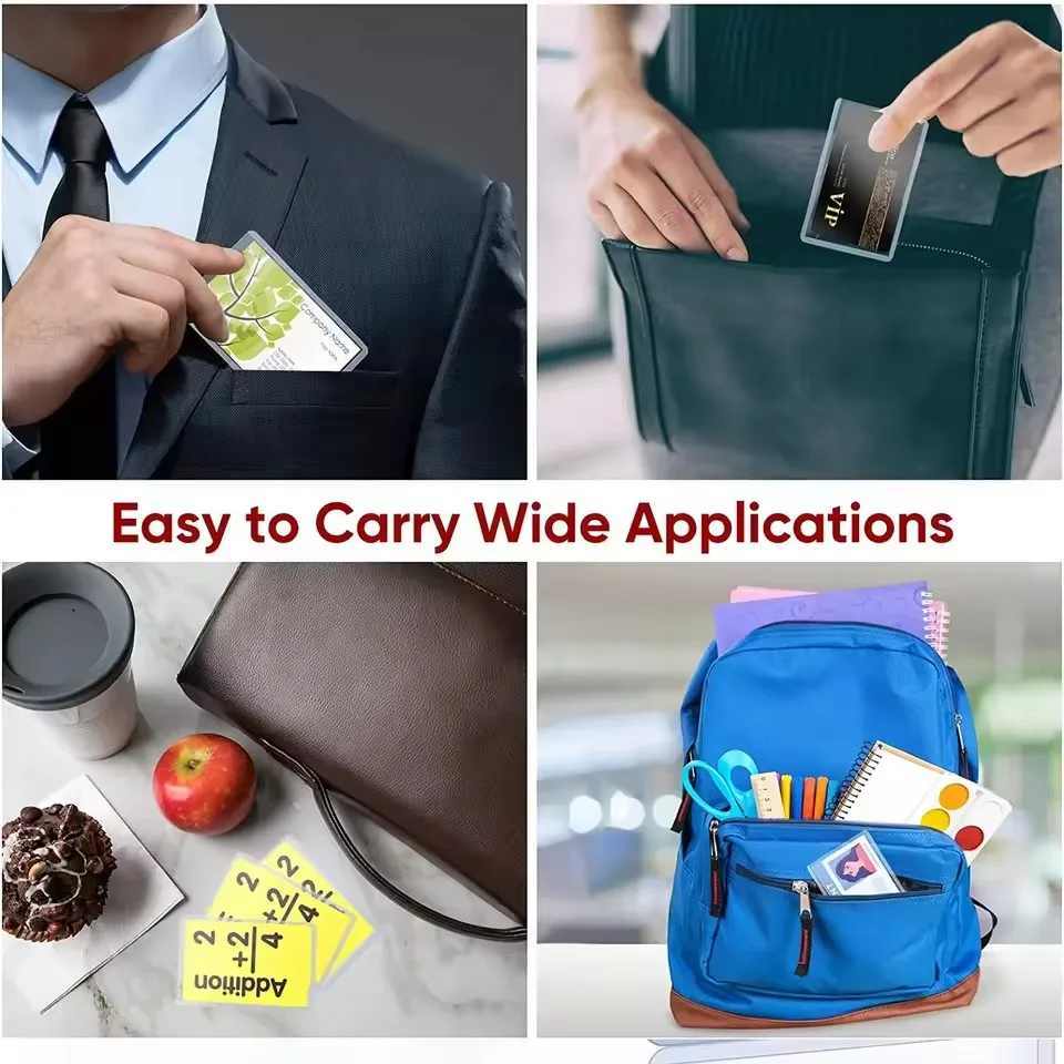 1/25/50 قطعة حافظة بطاقة Kpop الكورية الشفافة مع طبقة رقيقة واقية حامل بطاقة واضحة المعبود صور غطاء بطاقة الألعاب 35PT #5