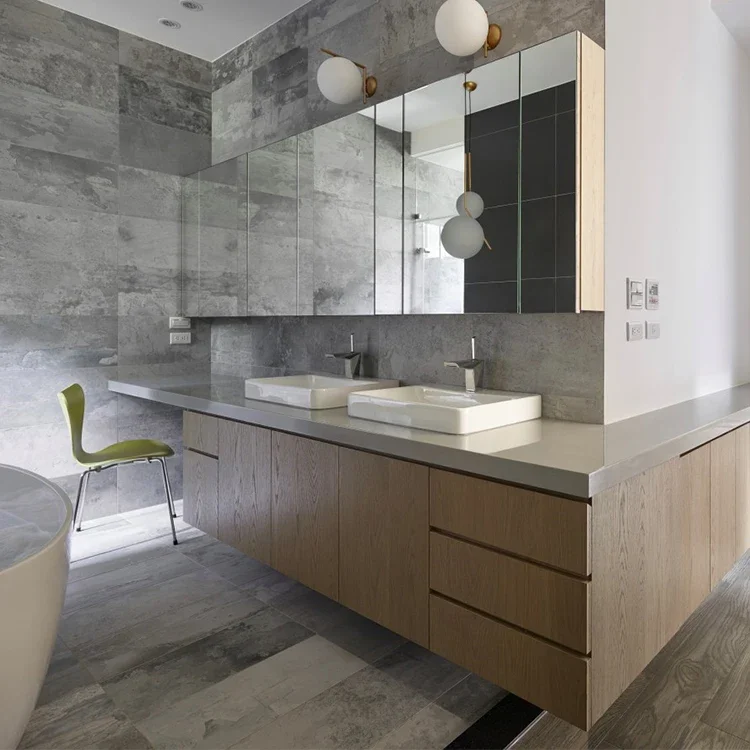 

Customized Hotel Bathroom Vanity Washroom Cabinet