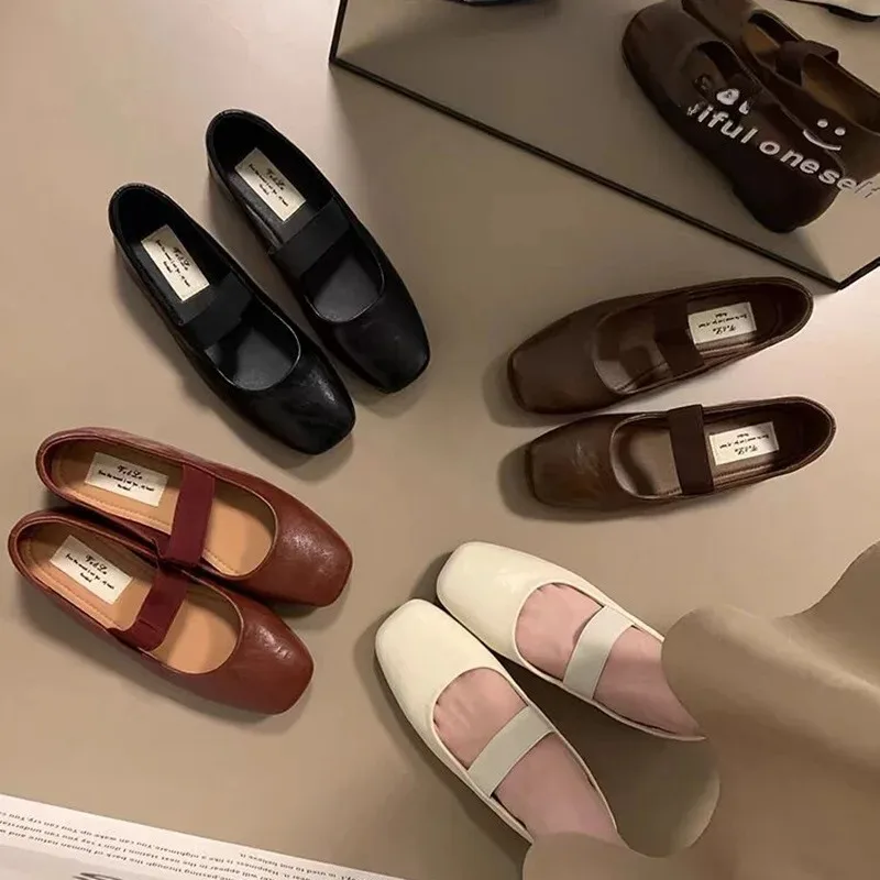 NEU Damen OES Soft Bot Slip-On Faionable mit Röcken Retro Sle Frühling Herbst Saison Flacher Absatz