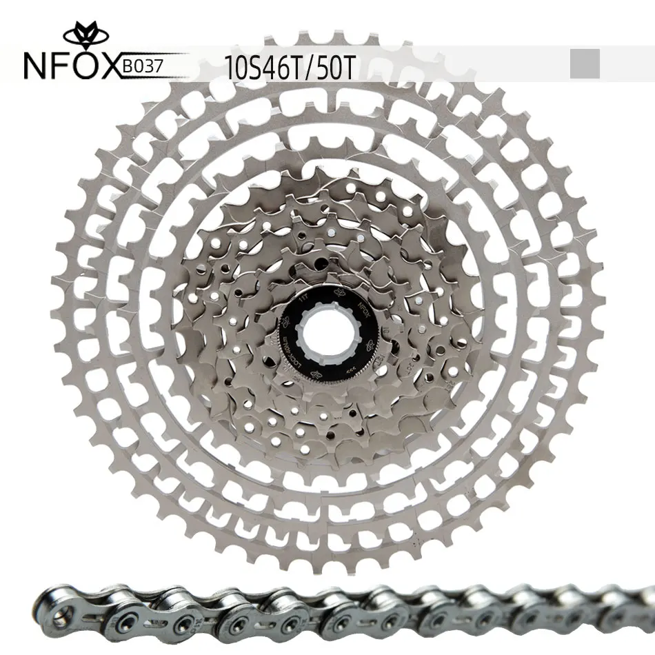 

Детали для велосипеда NFOX MTB, 10 скоростей, свет 46 50 T HG M9000 M8000