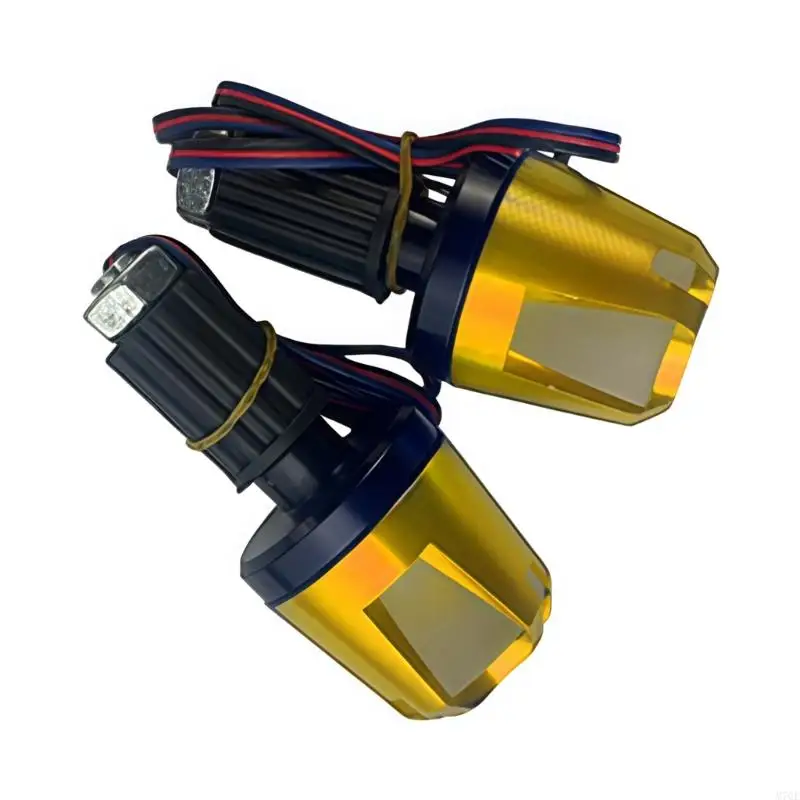 M76E Universal-Motorrad-Lenker-Endkappe mit LED-Licht, Aluminiumlegierung für Offroad-Fahrten und individuelle Anpassung – Detail 9