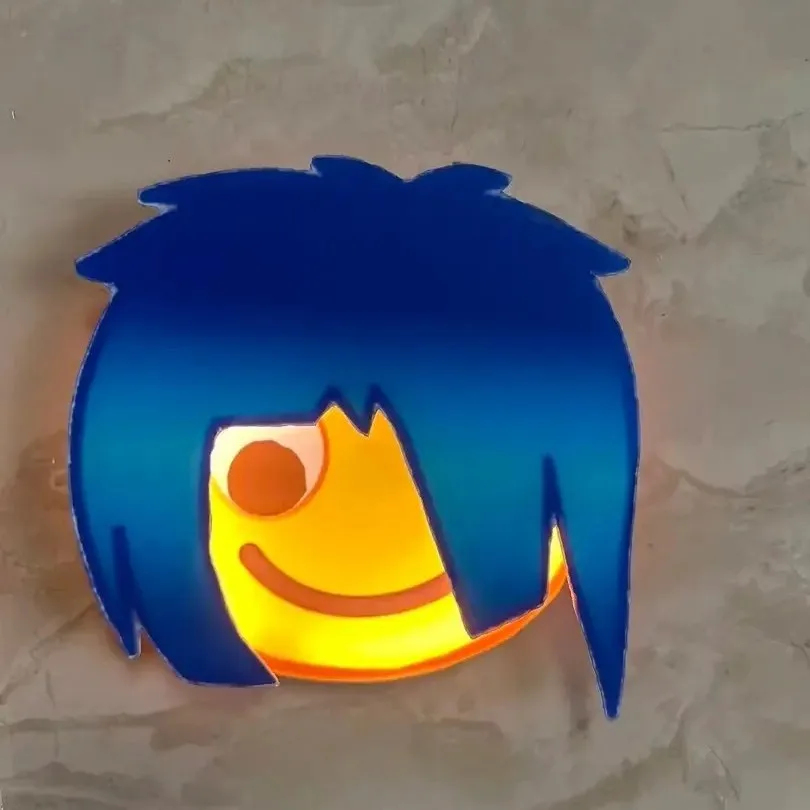 SMT Expression Intelligent Night Light Magnetic Charging Wall Light Sleep Night Decoration Ornament