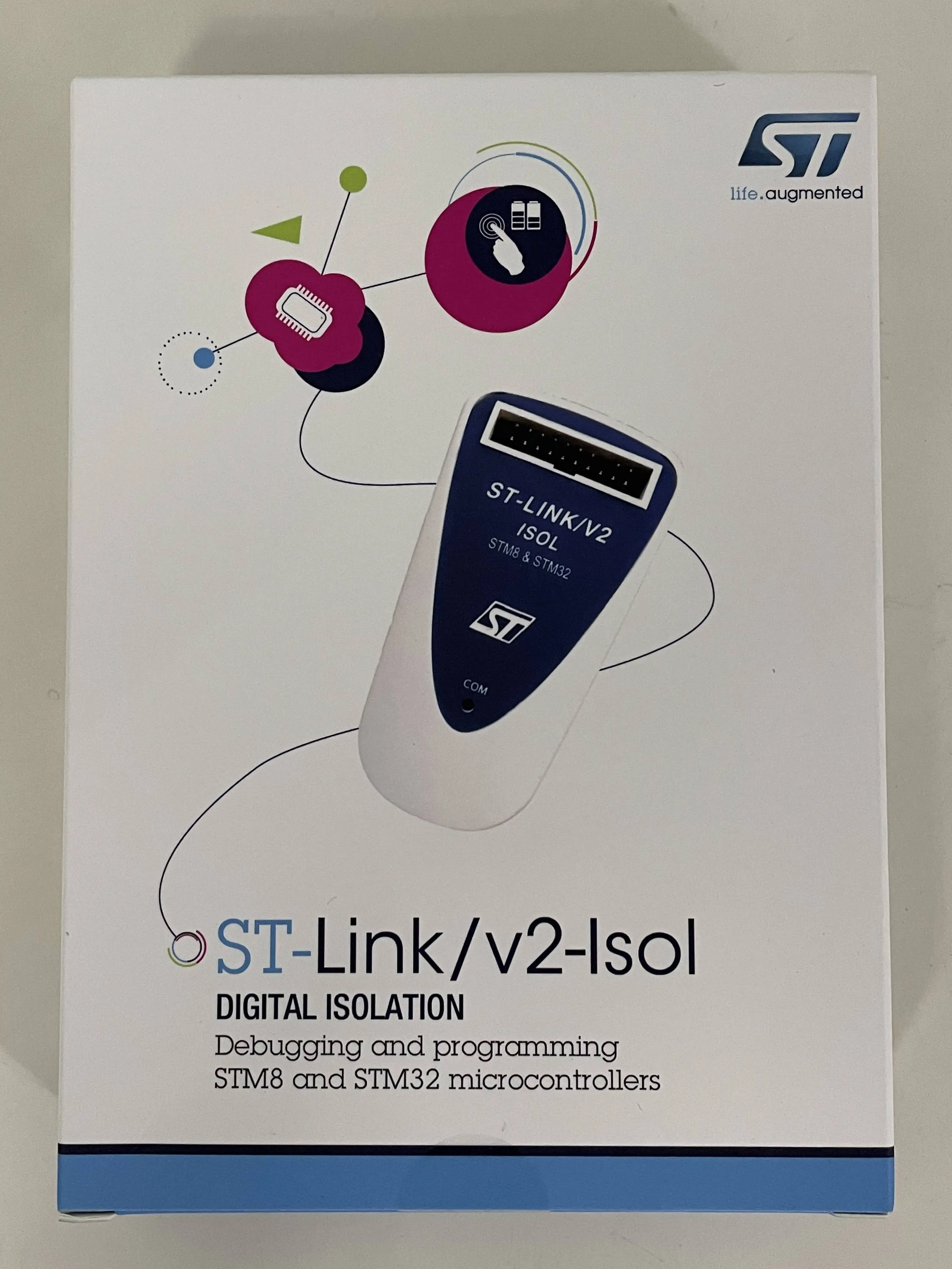 ST-LINK/V2-ISOL Debugger  In-Circuit Programmer, STM8 And STM32 MCU Family Support