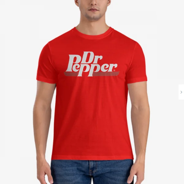 

Футболка с логотипом Dr Pepper Original Flavor Soda, официально лицензированная, новая