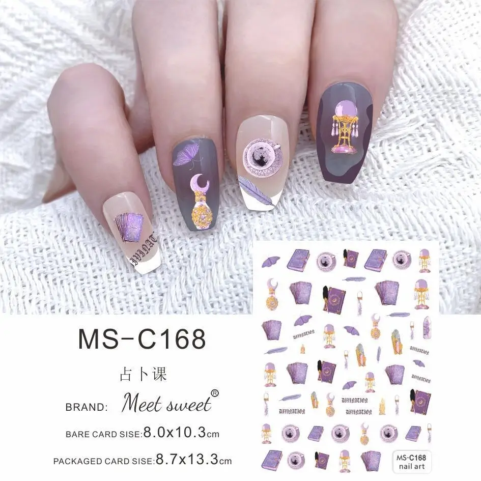 Harries Potter Cartoon Nail Stickers Kawaii Wizard Decoration Anime Accessories Hogwarts Nail Art Tools Diy Toys Gift for Girl