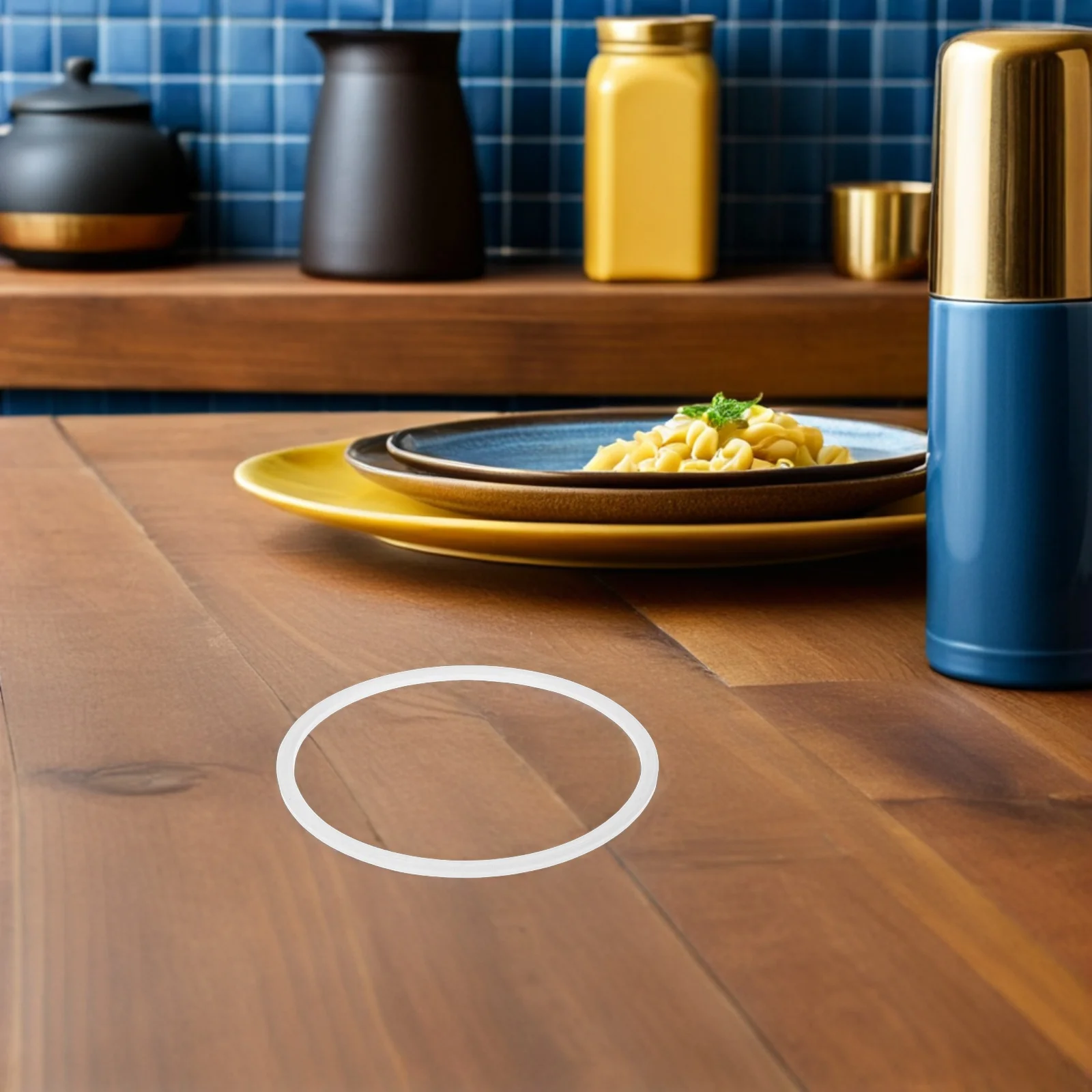 

2Pcs Airtight Silicone Sealing Rings Replacement for Lunch Box Lid Soft Food Grade Gasket for Bento Container Meal Prep Seal