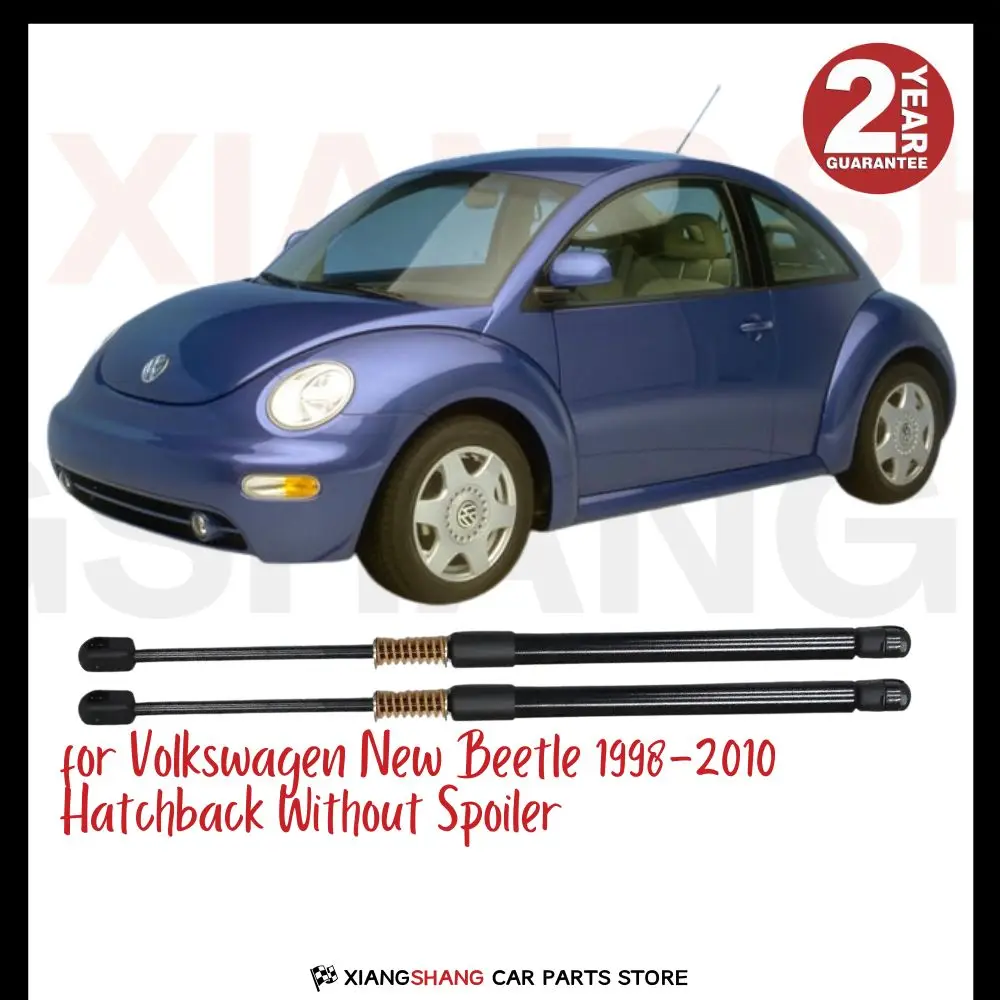 

2pcs Rear Tailgate Damper for Volkswagen New Beetle 1998-2010 Hatchback WITH SPRING Trunk Boot Gas Charged Gas Struts