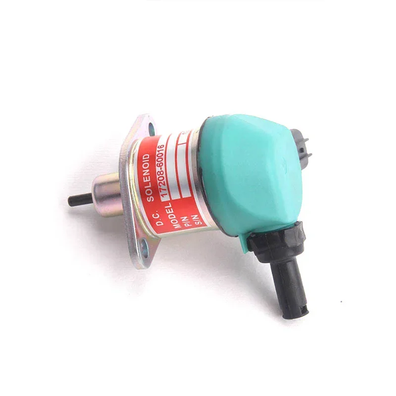 ل KUBOTA flameout الملف اللولبي صمام التبديل قطع الوقود 17208-60016D1105 المحرك عالية الجودة دائم حفارة الملحقات