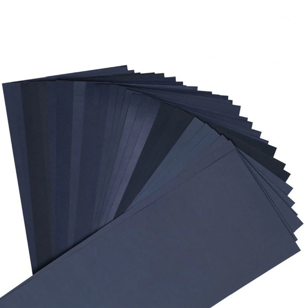 

27 Sheets Sandpaper Set Dry Wet Waterproof Premium Quality Furniture Finishing Automotive Wood Turning Polishing Abrasive Tool