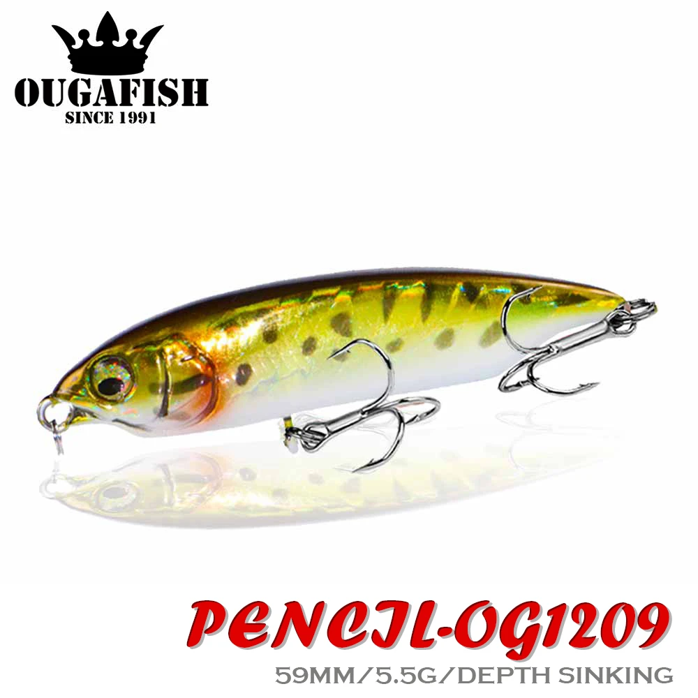 

Fishing Lure Pencil Sinking 59mm 5.5g Wobblers Accesorios De Peche A La Carpe Leurre Isca Artificial Angeln Zubehor Equipment