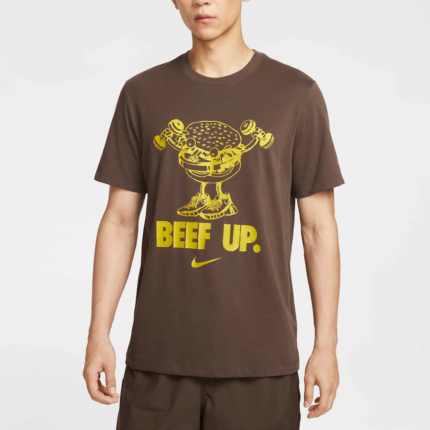 

Мужская спортивная повседневная футболка Nike Authentic IYKYK FITNESS с короткими рукавами HV4136-237