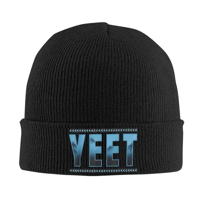 Yeet Jey Uso Knitted Hat for Women Men Skullies Beanies Autumn Winter Hat Acrylic  Casual Melon Cap