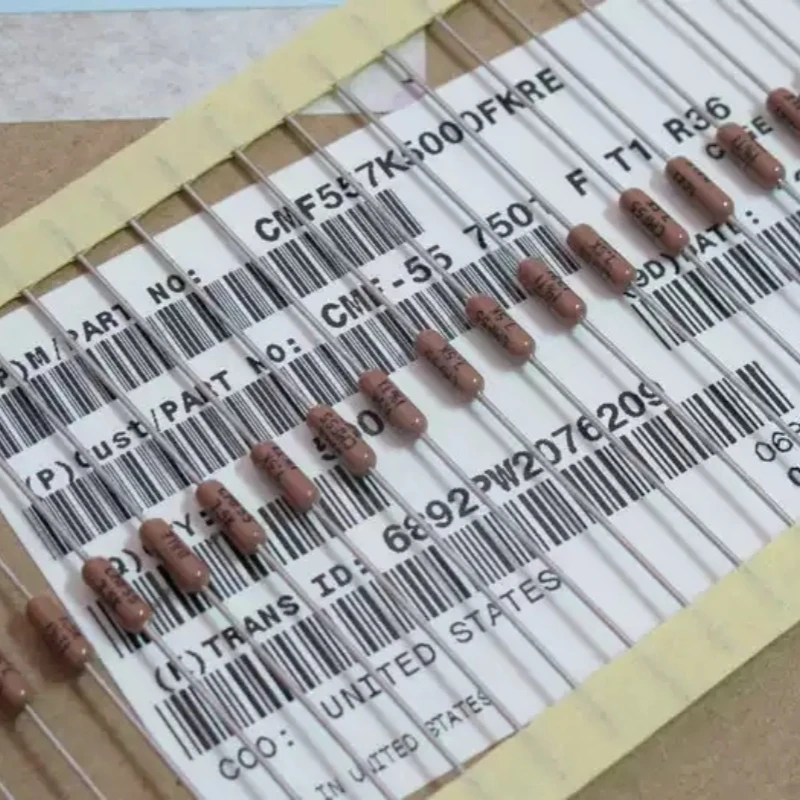 VISHAY-DALE 7.5K 7K5 resistor 1% CMF55 0.25W 1/4W all copper