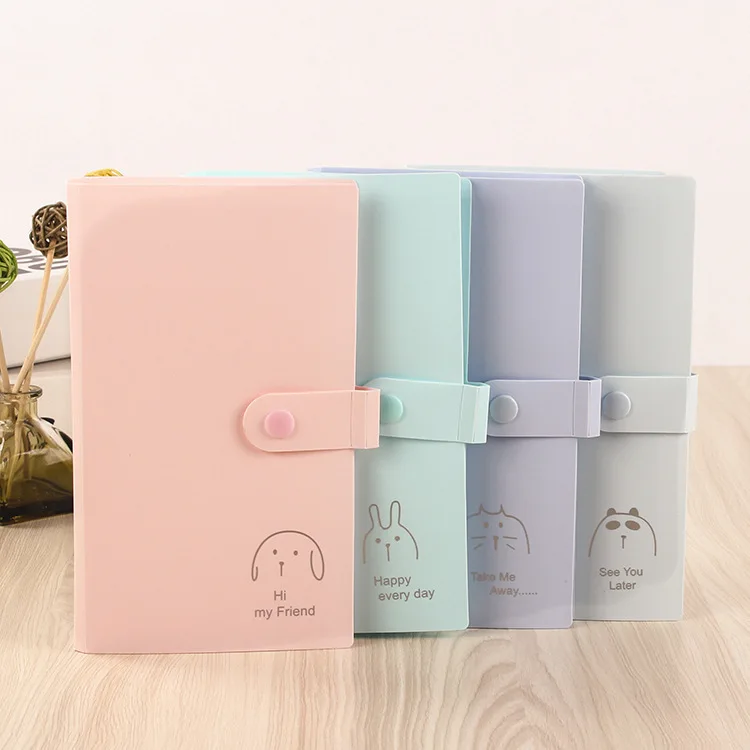 120 Pockets 3-Inch Album Plaid Kpop Photo Card Holder Book Idol Instax Album Name Card  Photo Business Card Book