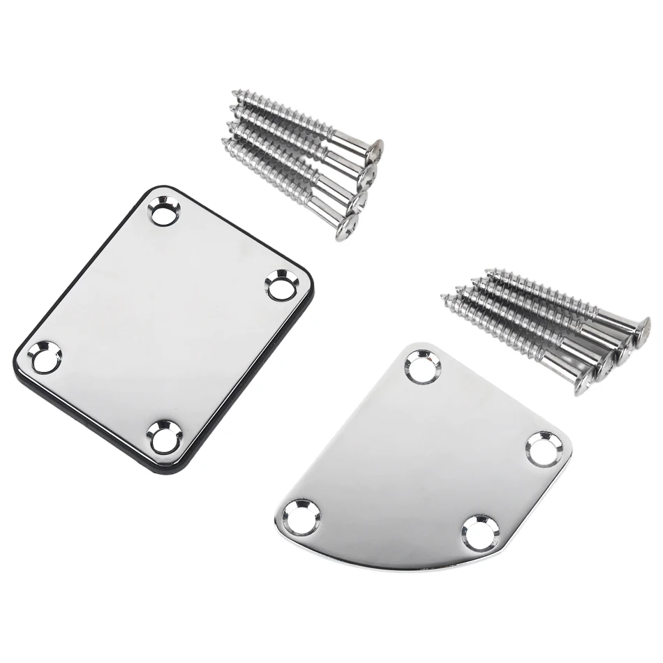 Gearlly Reinforcement Board High Quality Zinc Alloy Neck Plate for Bass Electric Guitar Accessories