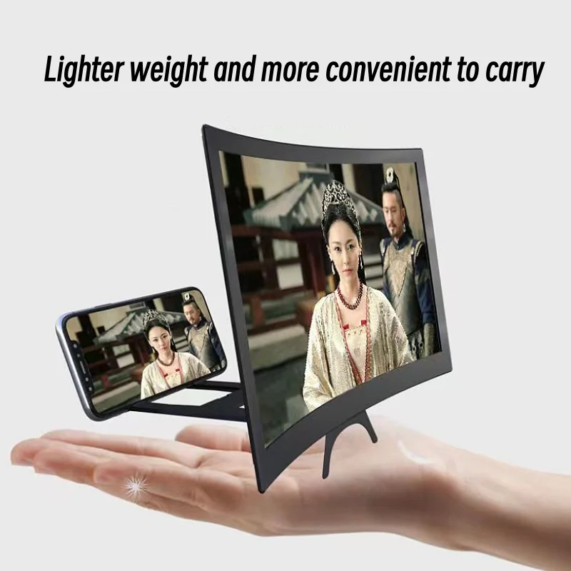 Imagem -02 - Ultra Clear Phone Screen Lupa Curvo 12