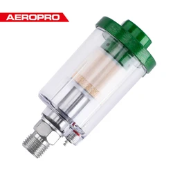AEROPRO Mini In-Line Water Trap Filter Oil Water Separator with 1/4
