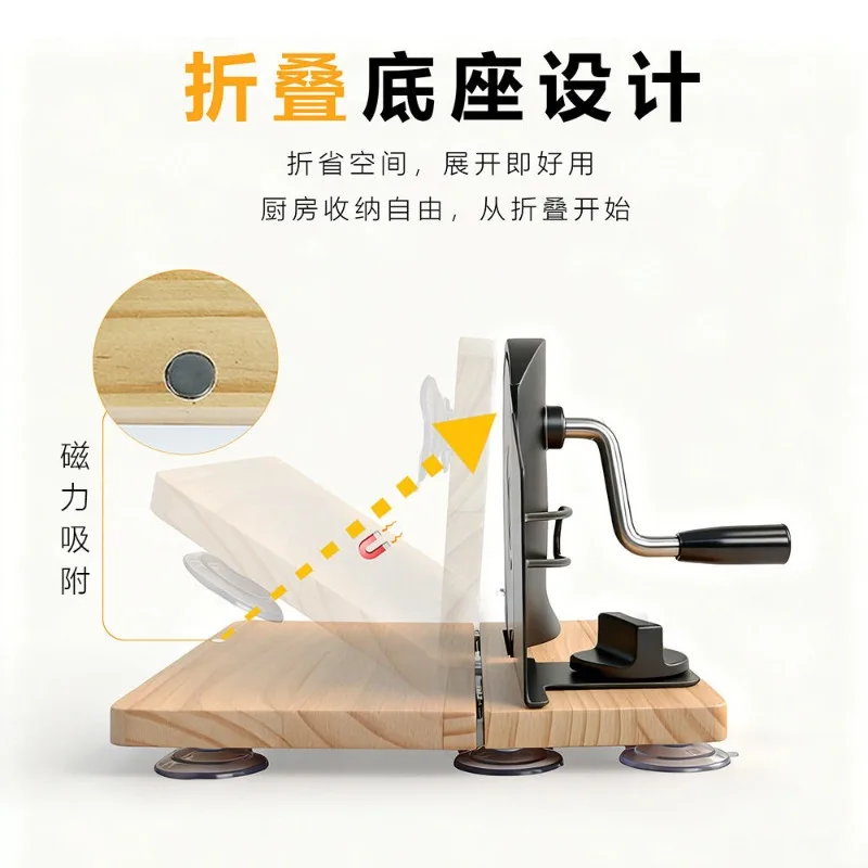 Adjustable Thickness Manual Bread Slicer - Toast Slicer for Bakery Supplies