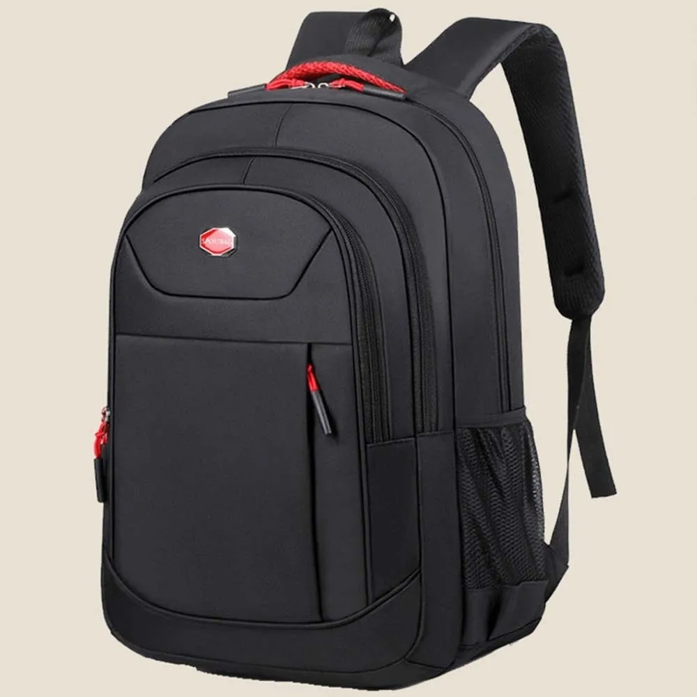 Nylon Students Daypack Scratch Prevention Contrast Color Large Capacity School Bag Polyester Anti-splash Water Laptop Backpack
