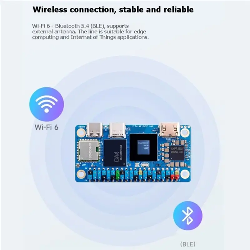 B27B Zero 3W Development Board For Orange Pi Zero 3 With Cooling Fan Allwinner A733 Soc 3Tops NPU Pcle 3.0 WIFI6 BT5.4 6GB