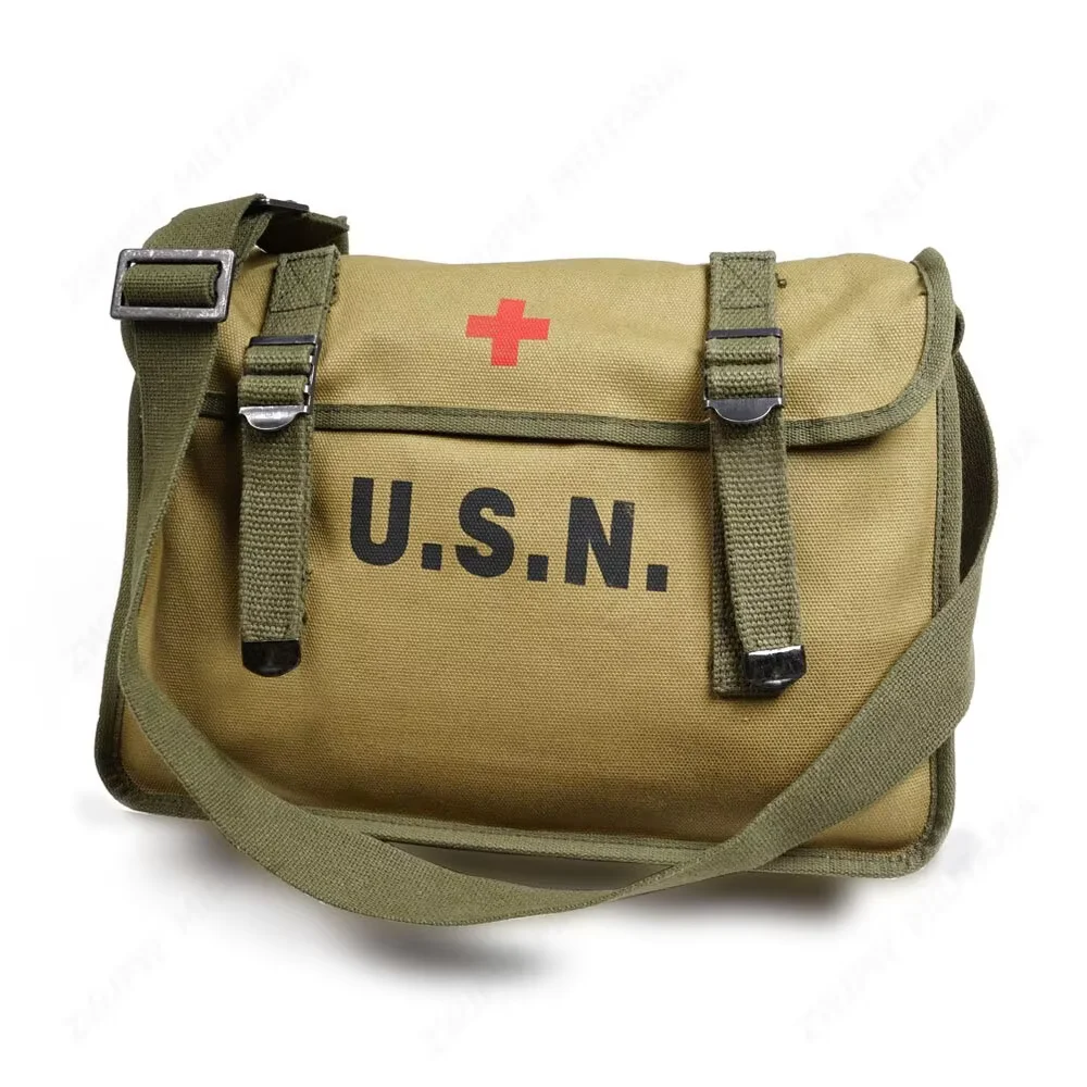 

WW2 US Army Korean War US U.S.N. Medical First Aid Bag high quality