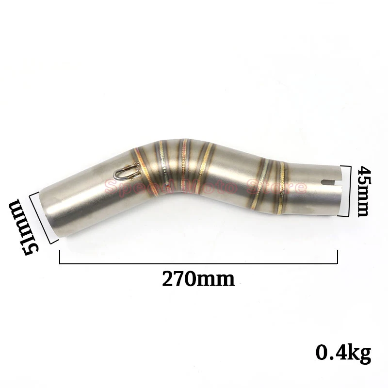 GSXR1000 High Quality Motorcycle Exhaust Middle pipe link pipe For suzuki GSXR1000 GSX R1000 GSXR 1000 2005 2006 K5 K6 Link Pipe