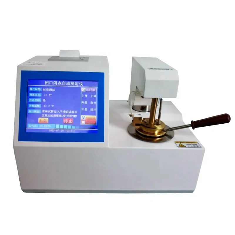 high quality TPC-000 ASTM D Practical Petroleum Product LCD Screen Closed Cup Flash Point Tter