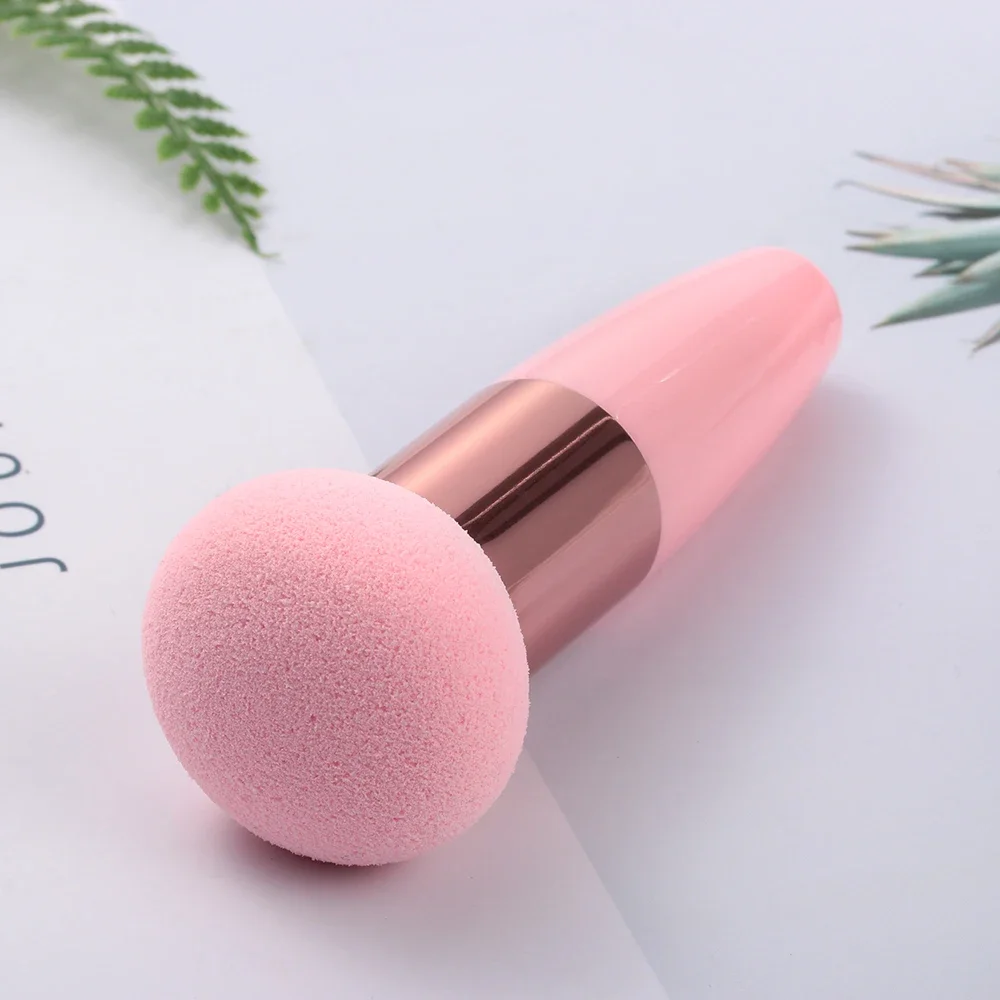 1PC Mushroom Head Makeup Brushes Powder Puff Beauty Cosmetic Sponge With Handle Women Fashion Professional Cosmetic Tool